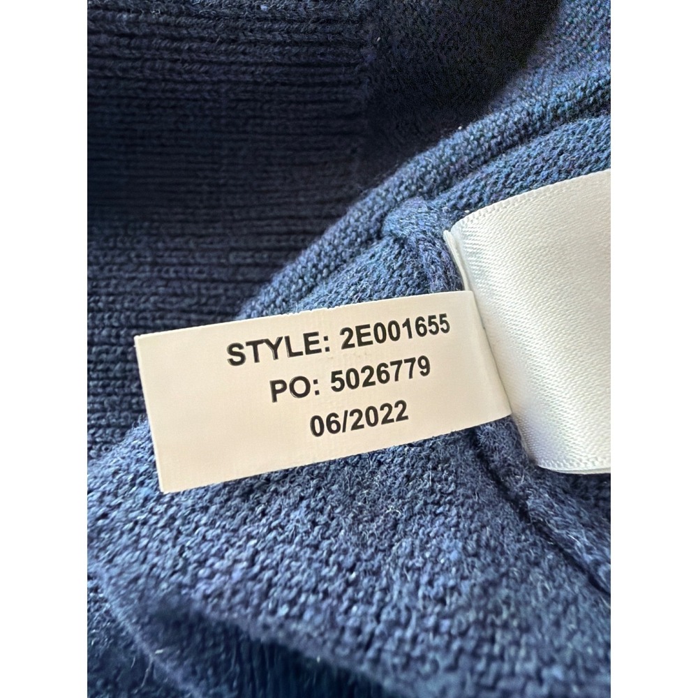 Vineyard Vines Logo Knit Crewneck Sweater Size Small, Blue - Picture 9 of 11